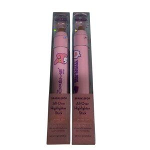 The Crème Shop X Hello Kitty Sparklepop All-Over Highlighter Stick Set of 2